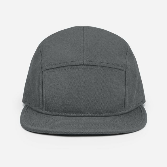 Unisex 5 Panel Camper | Otto Cap | Gray Snapback - Picture 3 of 11